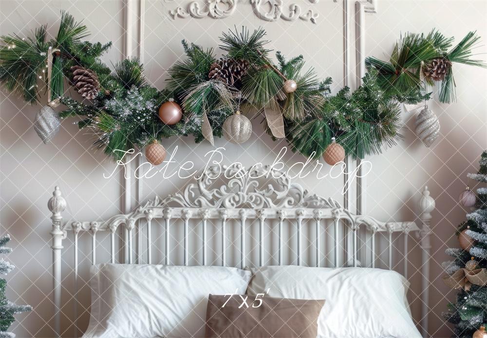 On Sale Kate Christmas Headboard Bedroom White Backdrop Designed by Mini MakeBelieve -UK