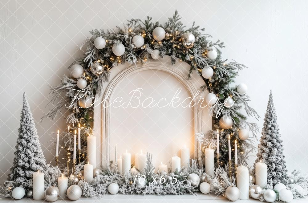 Kate Christmas Tree Arch Candle Backdrop Designed by Patty Robert -UK