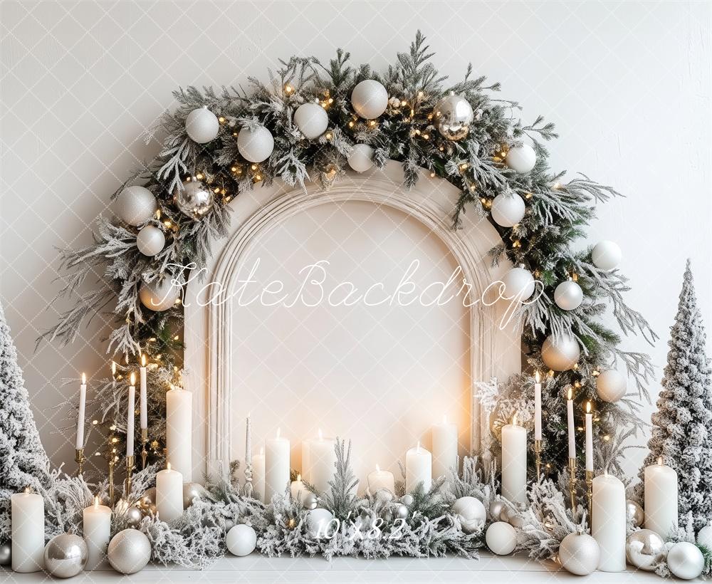 Kate Christmas Tree Arch Candle Backdrop Designed by Patty Robert -UK