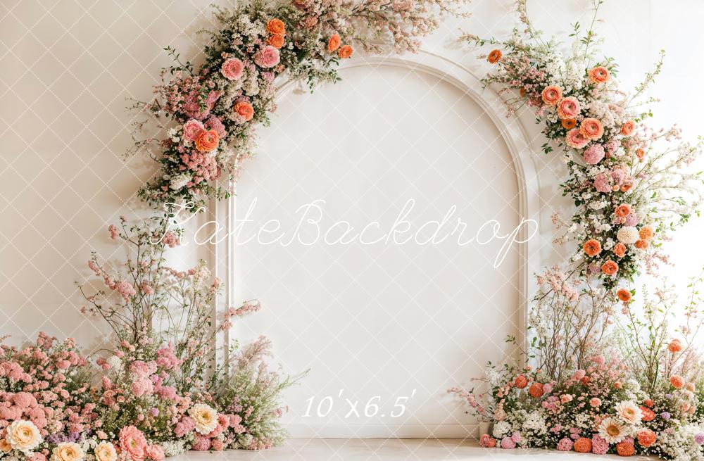 Kate Spring Floral Arch Wedding Mother's Day Backdrop Designed by Emetselch