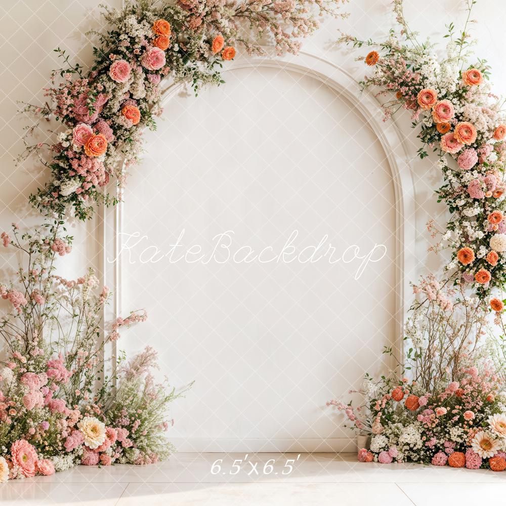 Kate Spring Floral Arch Wedding Mother's Day Backdrop Designed by Emetselch