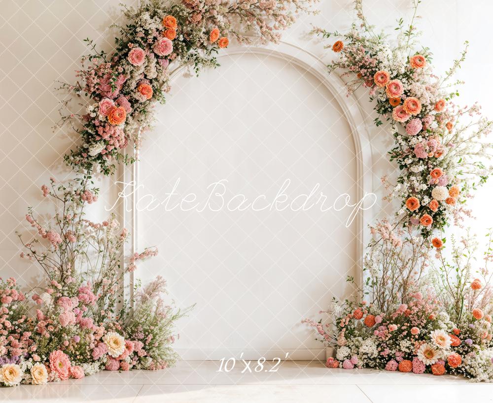 Kate Spring Floral Arch Wedding Mother's Day Backdrop Designed by Emetselch