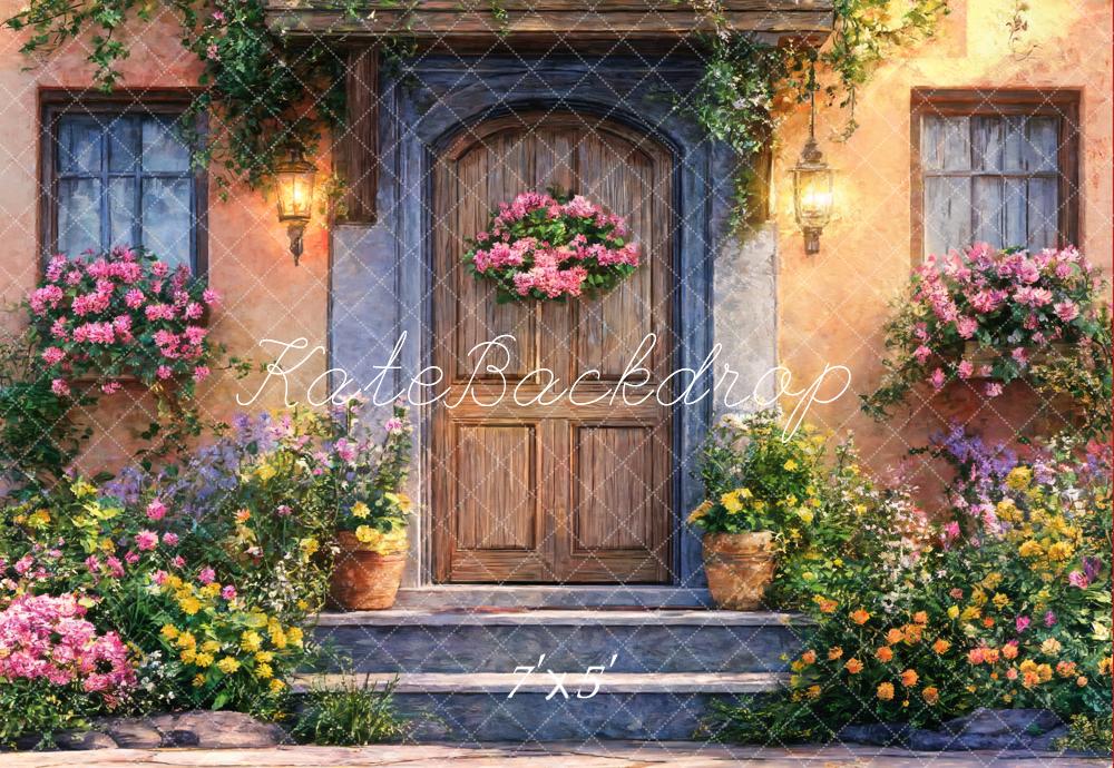 Kate Spring Doorway Flowers Backdrop Designed by Emetselch -UK