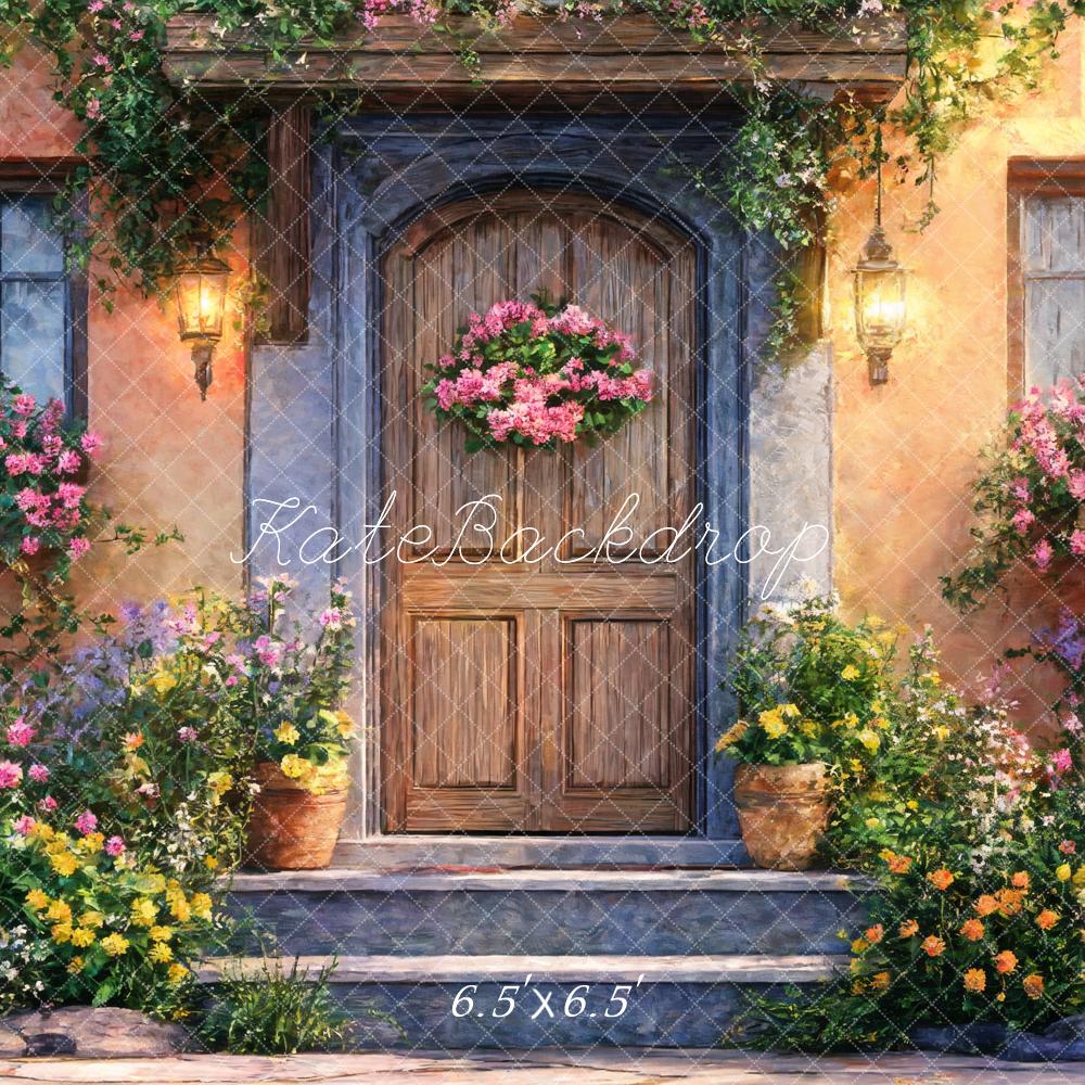 Kate Spring Doorway Flowers Backdrop Designed by Emetselch -UK