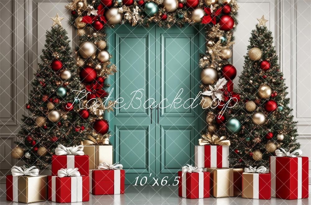 Kate Christmas Tree Garland Door Gifts Backdrop Designed by Lidia Redekopp -UK