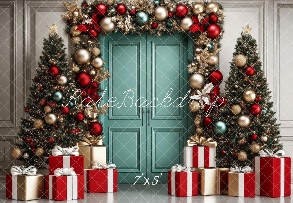 Kate Christmas Tree Garland Door Gifts Backdrop Designed by Lidia Redekopp -UK