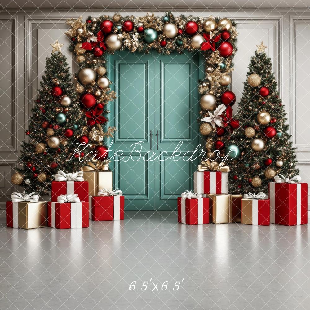 Kate Christmas Tree Garland Door Gifts Backdrop Designed by Lidia Redekopp -UK