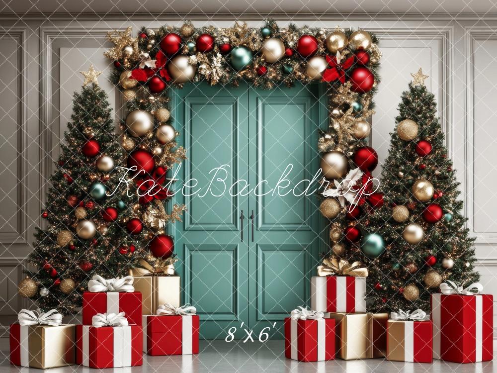 Kate Christmas Tree Garland Door Gifts Backdrop Designed by Lidia Redekopp -UK