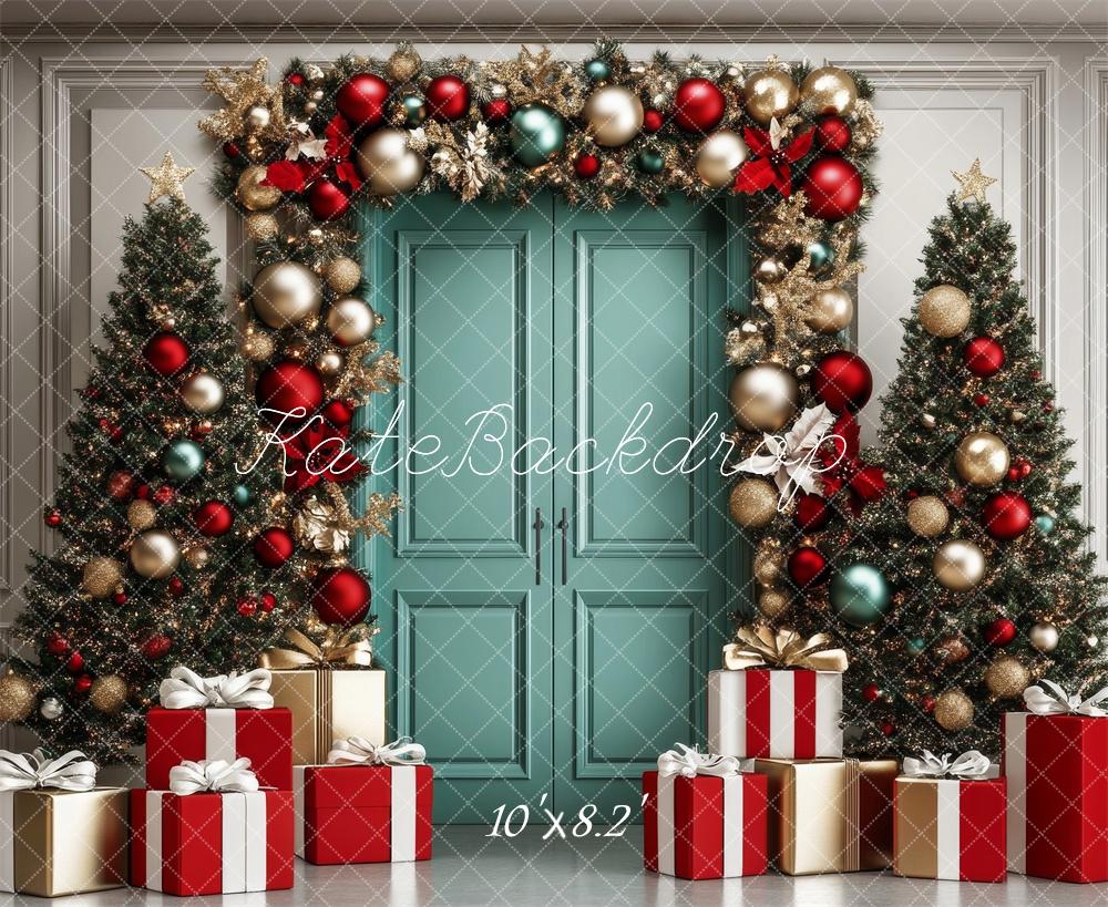 Kate Christmas Tree Garland Door Gifts Backdrop Designed by Lidia Redekopp -UK