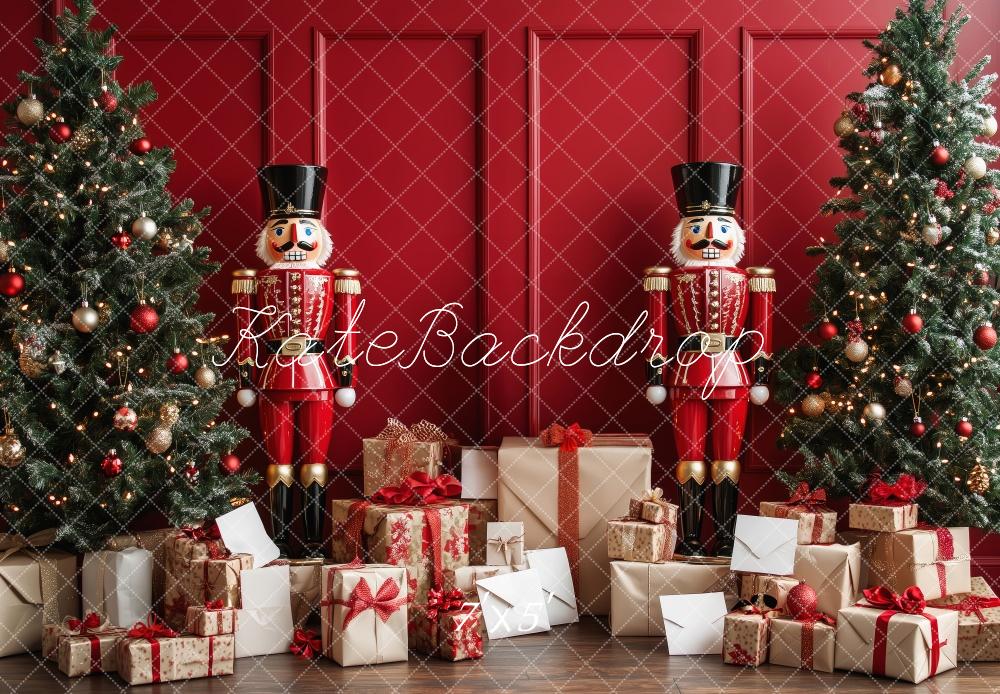 On Sale Kate Christmas Tree Nutcracker Gifts Backdrop Designed by Patty Robert