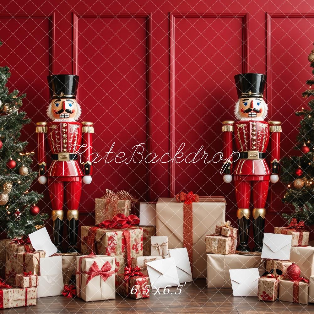 On Sale Kate Christmas Tree Nutcracker Gifts Backdrop Designed by Patty Robert