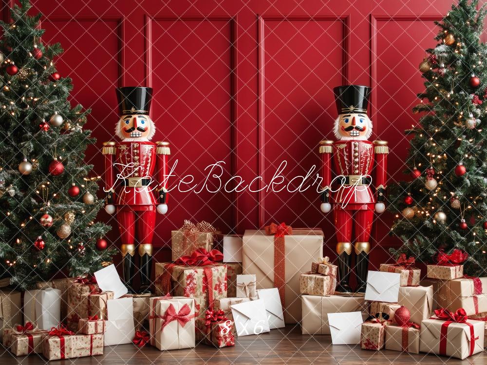 Lightning Deals Kate Christmas Tree Nutcracker Gifts Backdrop Designed by Patty Robert -UK