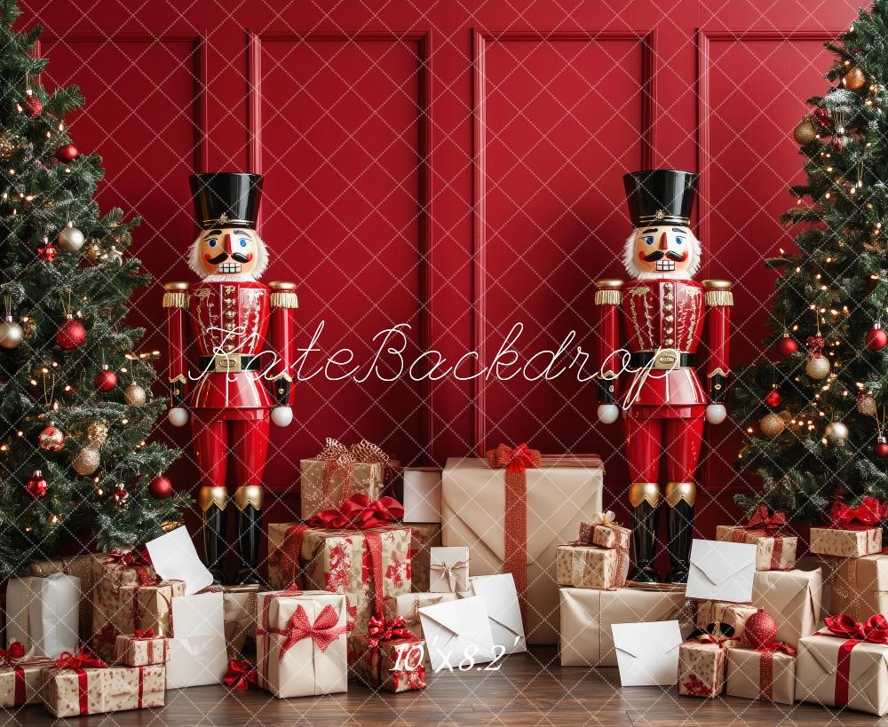 Lightning Deals Kate Christmas Tree Nutcracker Gifts Backdrop Designed by Patty Robert -UK