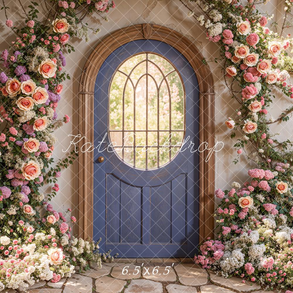 Kate Spring Floral Arched Doorway Backdrop Designed by Emetselch -UK