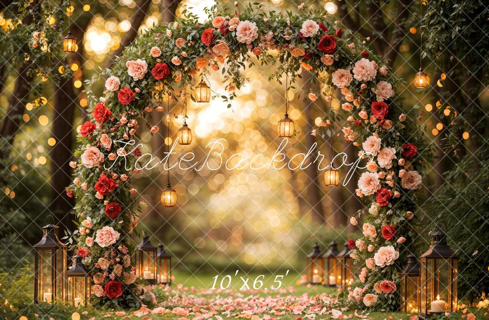 On sale Kate Valentine Flower Arch Lantern Backdrop Designed by Emetselch -UK