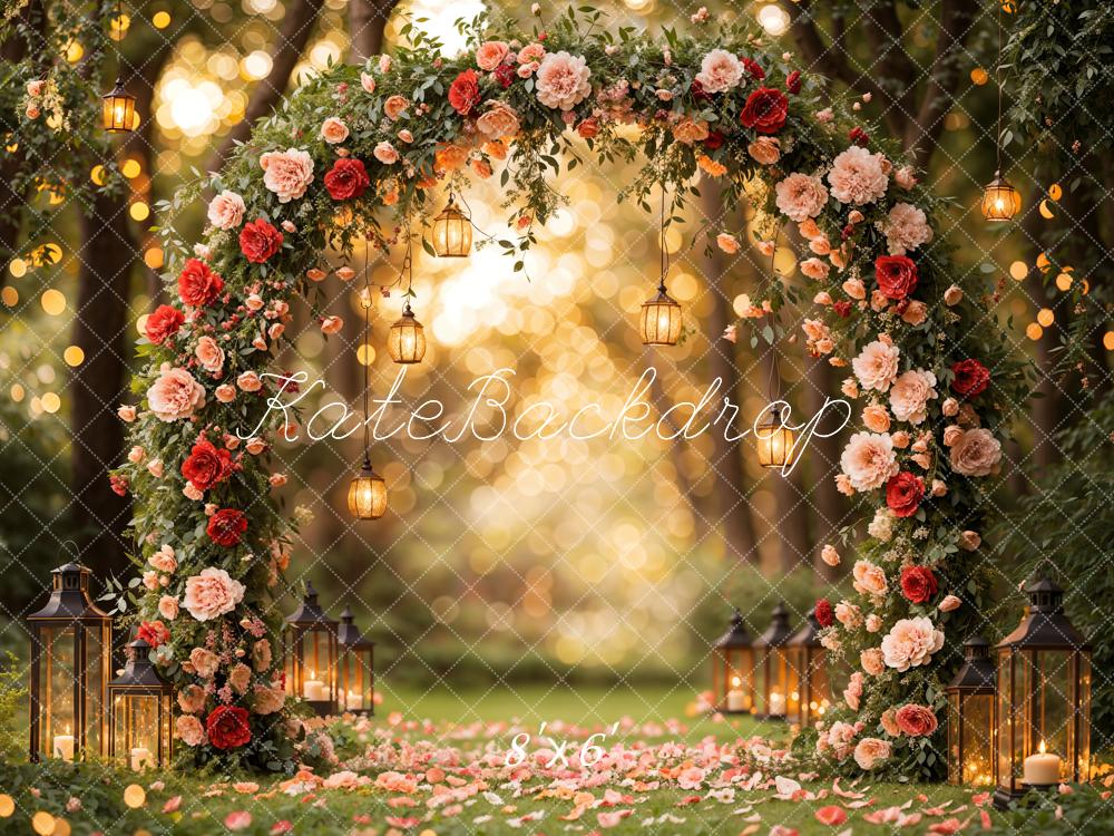 On sale Kate Valentine Flower Arch Lantern Backdrop Designed by Emetselch -UK