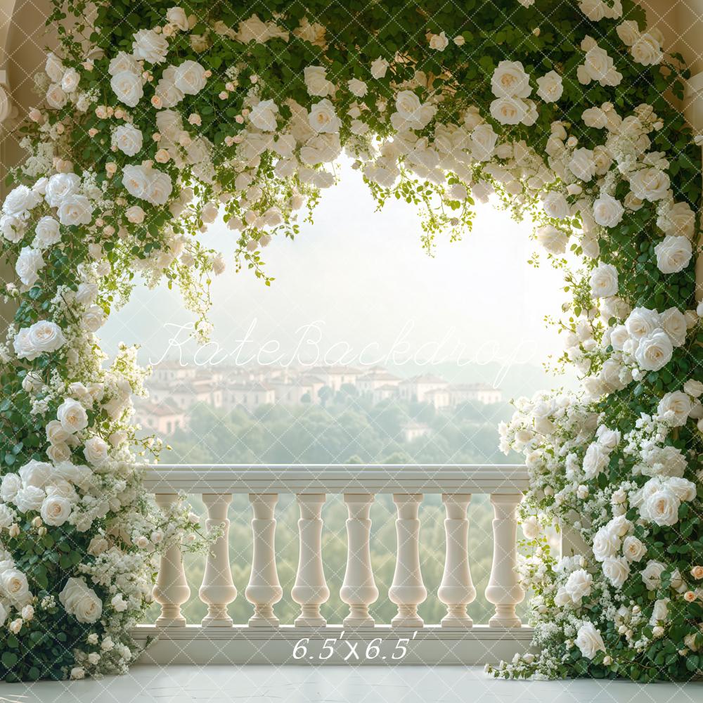 Lightning Deals Kate Wedding Flower Arch Balcony Backdrop Designed by Emetselch -UK