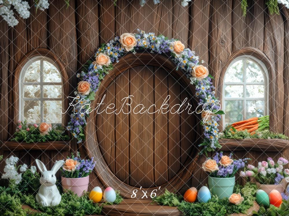 On Sale Kate Easter Bunny Floral Arch Tree House Backdrop Designed by Mini MakeBelieve -UK