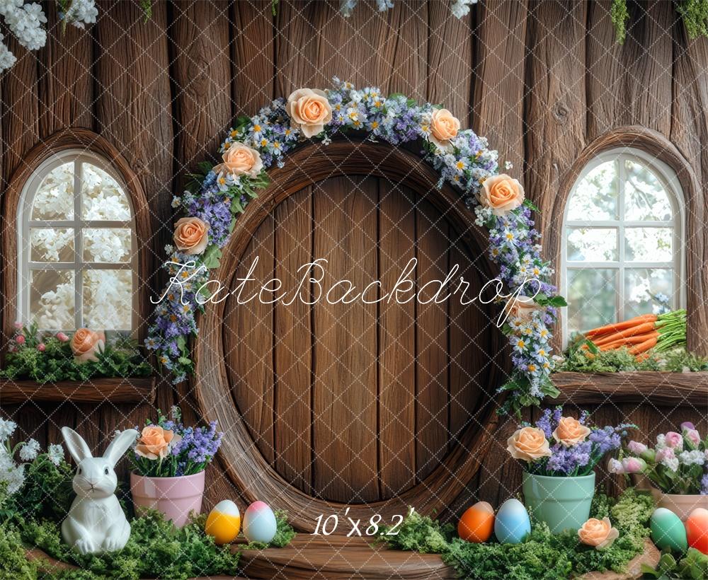 On Sale Kate Easter Bunny Floral Arch Tree House Backdrop Designed by Mini MakeBelieve -UK