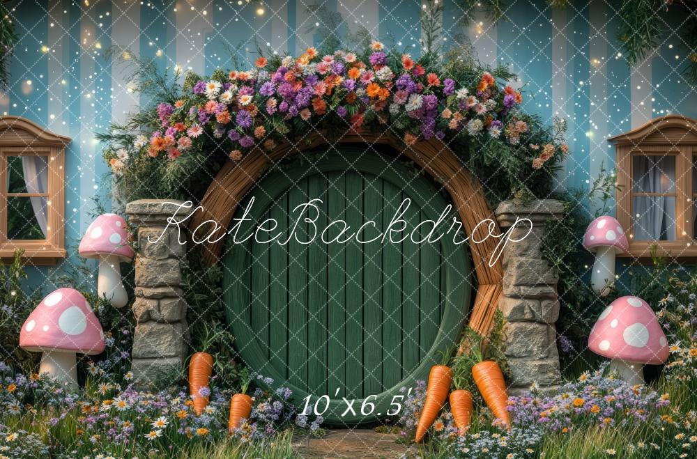 Kate Easter Fantasy Hobbit House Backdrop Designed by Mini MakeBelieve -UK