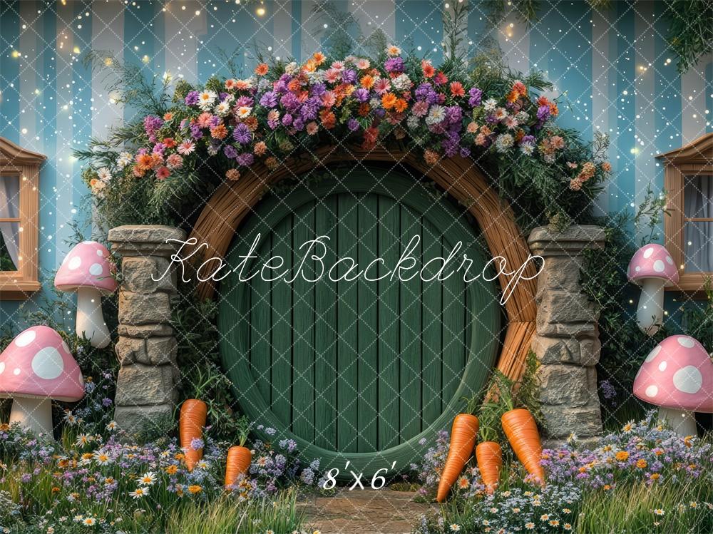 Kate Easter Fantasy Hobbit House Backdrop Designed by Mini MakeBelieve -UK