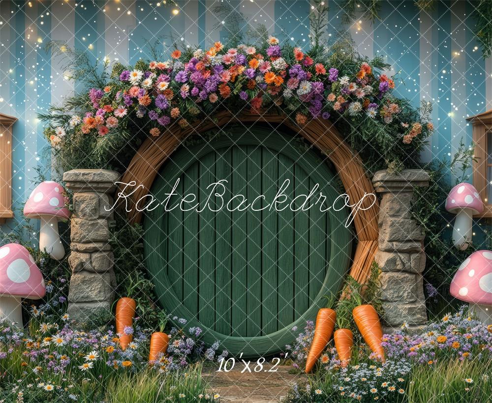 Kate Easter Fantasy Hobbit House Backdrop Designed by Mini MakeBelieve -UK