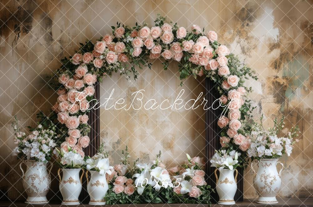 Kate Spring/Valentine Flower Arch Wedding Backdrop Designed by Mini MakeBelieve -UK