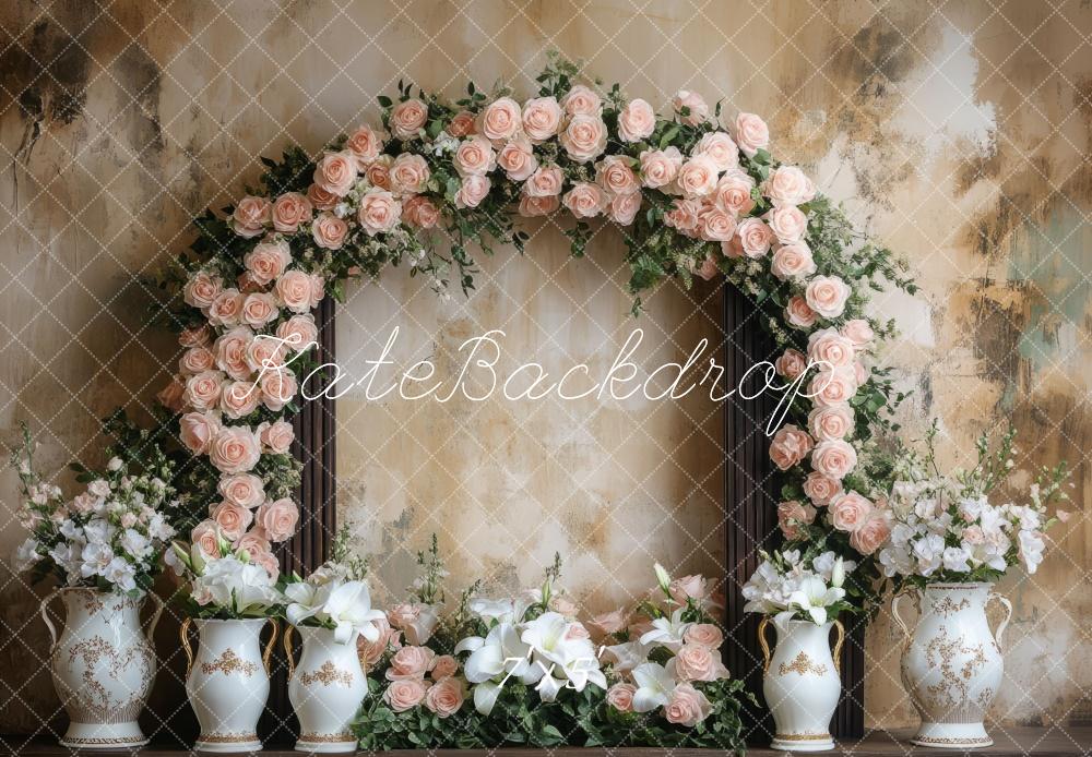 Kate Spring/Valentine Flower Arch Wedding Backdrop Designed by Mini MakeBelieve -UK