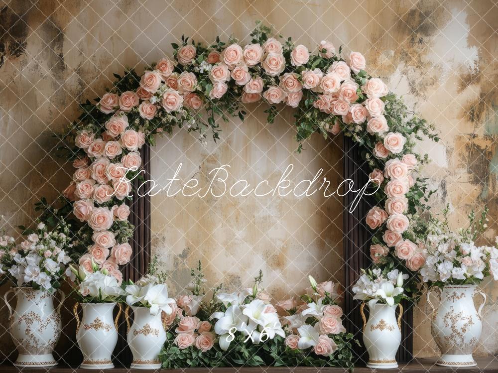 Kate Spring/Valentine Flower Arch Wedding Backdrop Designed by Mini MakeBelieve -UK