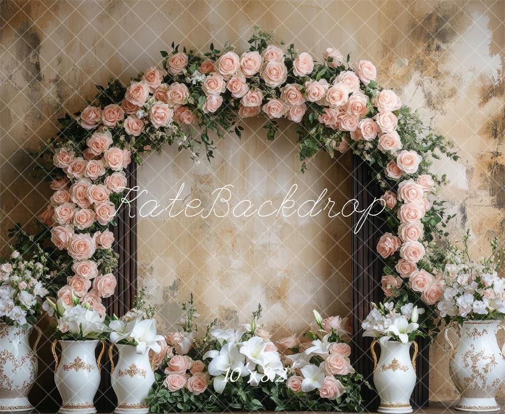 Kate Spring/Valentine Flower Arch Wedding Backdrop Designed by Mini MakeBelieve -UK