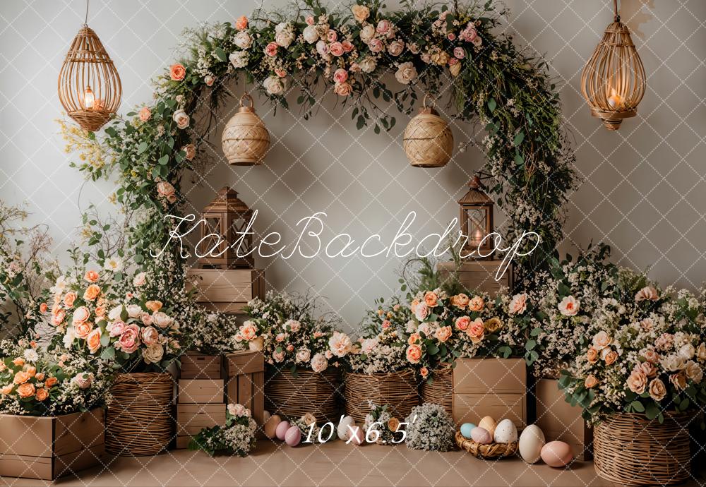 On Sale Kate Spring Flower Arch Easter Rustic Backdrop Designed by Emetselch -UK