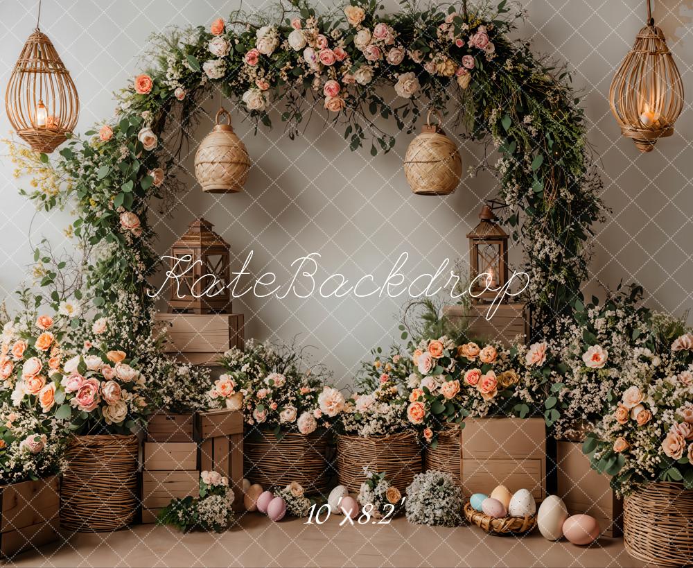 On Sale Kate Spring Flower Arch Easter Rustic Backdrop Designed by Emetselch