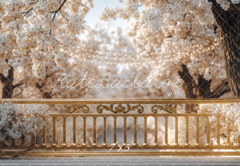 Kate Spring Blossom Balcony Backdrop Designed by Mini MakeBelieve -UK