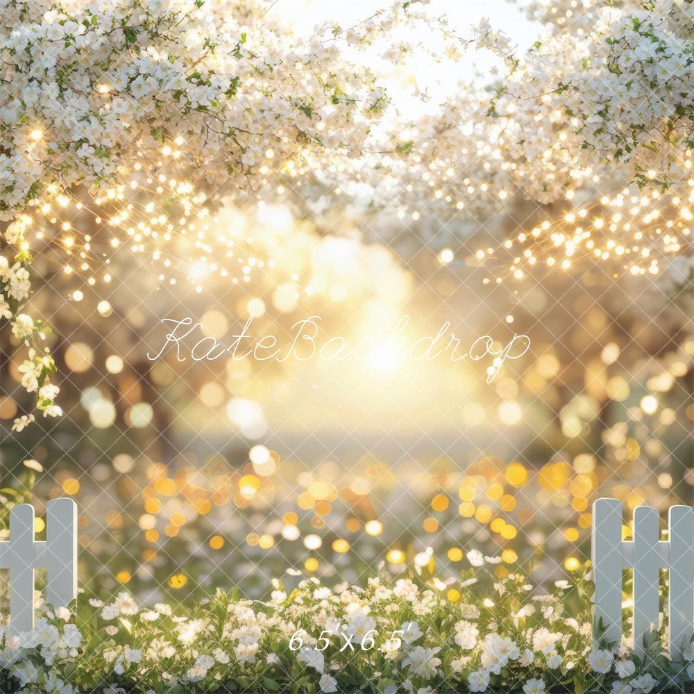 Kate Spring Floral Garden Sunlight Backdrop Designed by Mini MakeBelieve -UK