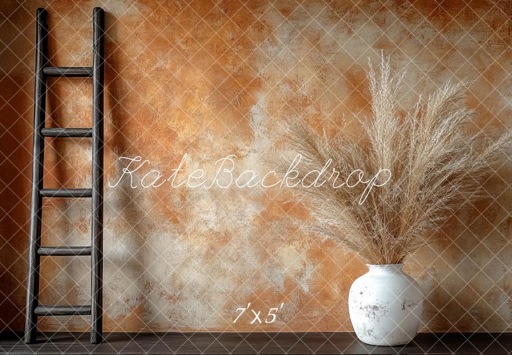 Kate Simple Boho Rustic Ladder Vase Backdrop Designed by Mini MakeBelieve -UK