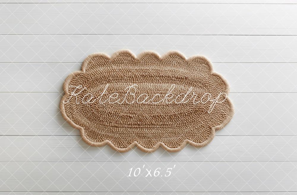 Kate Boho Newborn Jute Rug Floor Backdrop Designed by Mini MakeBelieve -UK