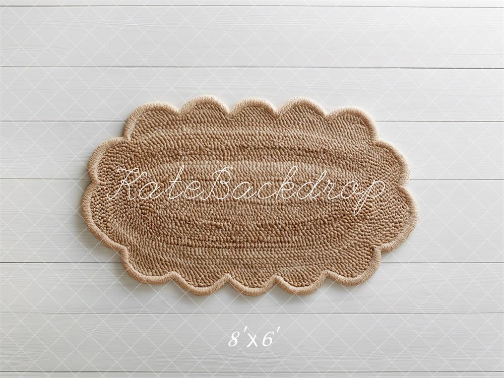 Kate Boho Newborn Jute Rug Floor Backdrop Designed by Mini MakeBelieve -UK