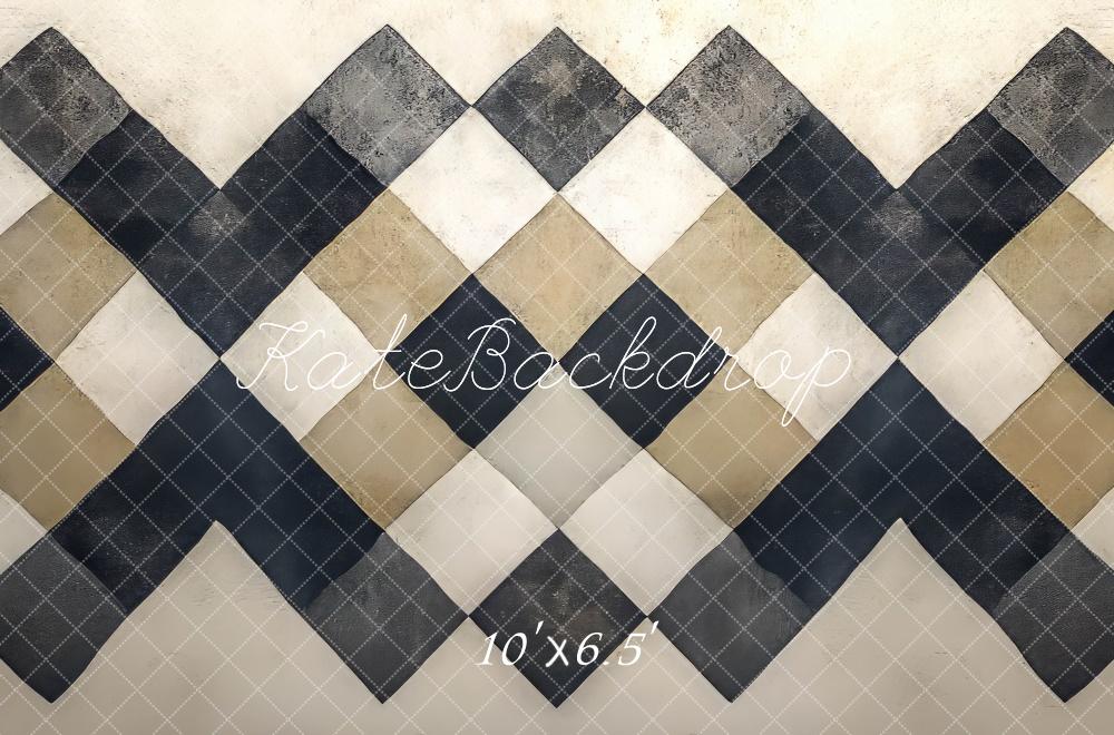 Kate Vintage Checkered Floor Backdrop Designed by Mini MakeBelieve -UK