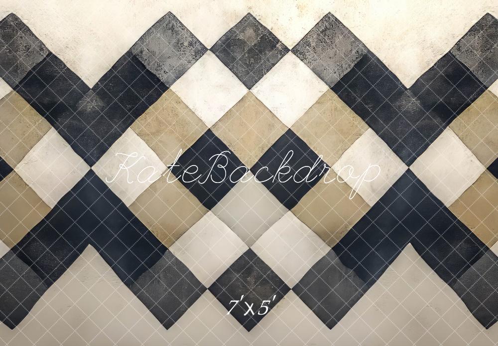 Kate Vintage Checkered Floor Backdrop Designed by Mini MakeBelieve -UK