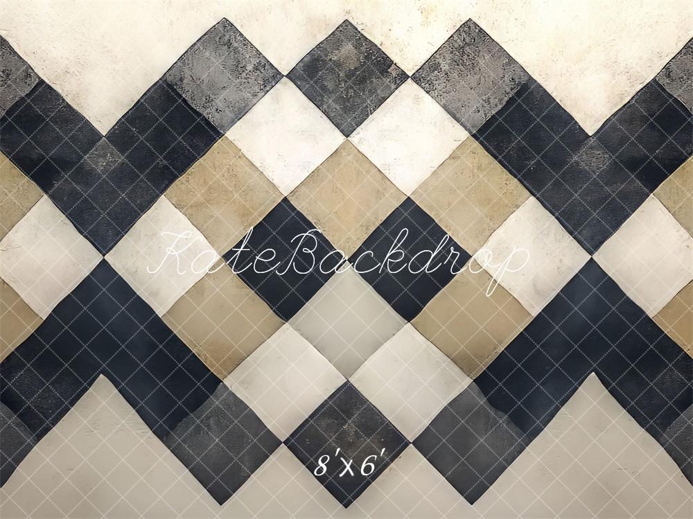 Kate Vintage Checkered Floor Backdrop Designed by Mini MakeBelieve -UK