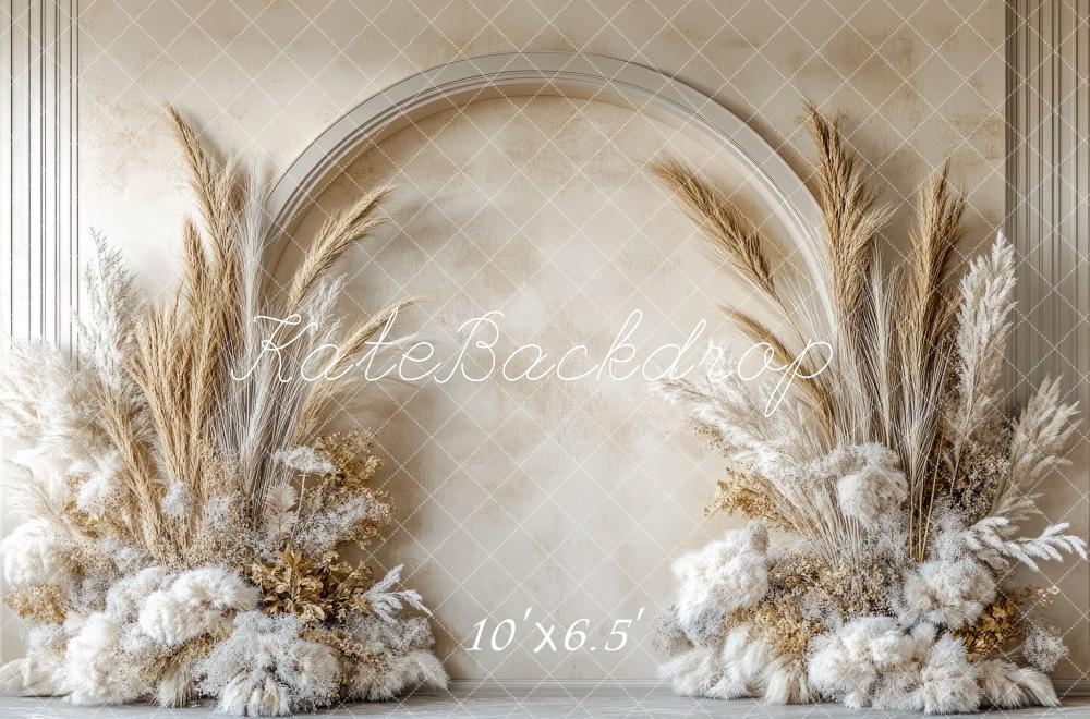 Kate Boho Floral Arched Wall Backdrop Designed by Mini MakeBelieve