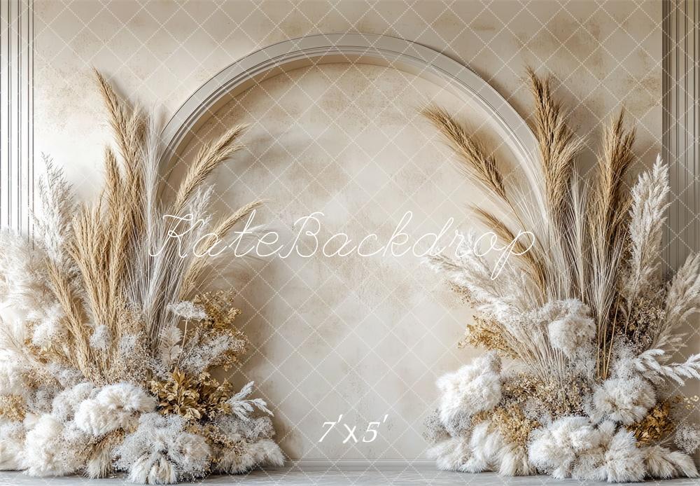 Kate Boho Floral Arched Wall Backdrop Designed by Mini MakeBelieve