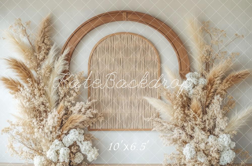 On Sale Kate Boho Floral Arch Neutral Backdrop Designed by Mini MakeBelieve -UK