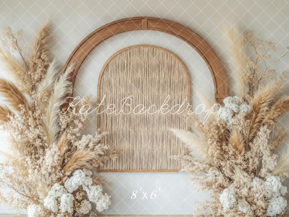 On Sale Kate Boho Floral Arch Neutral Backdrop Designed by Mini MakeBelieve -UK