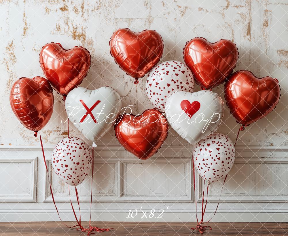 On Sale Kate Valentine Heart Balloon Wall Backdrop Designed by Emetselch -UK