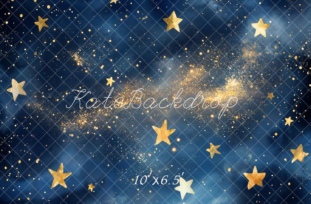 Kate Birthday Starry Night Sky Galaxy Backdrop Designed by Emetselch