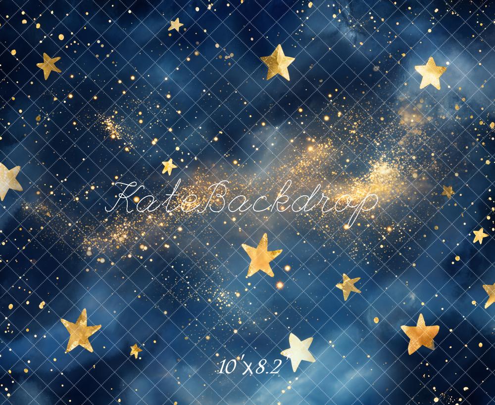 Kate Birthday Starry Night Sky Galaxy Backdrop Designed by Emetselch