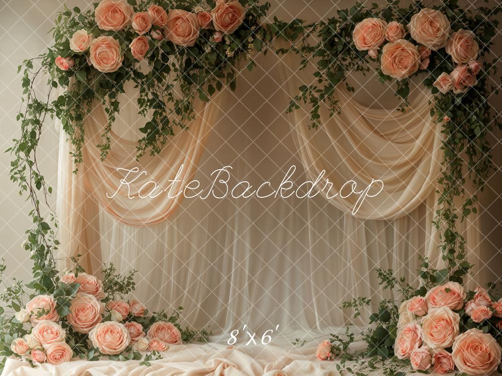 Kate Spring Flower Arch Drapes Wedding Backdrop Designed by Emetselch -UK