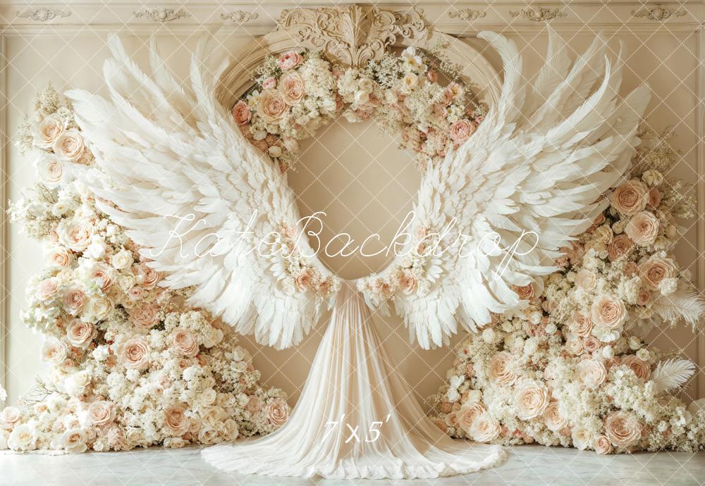 Kate Dreamy Angel Floral Wedding Backdrop Designed by Emetselch -UK