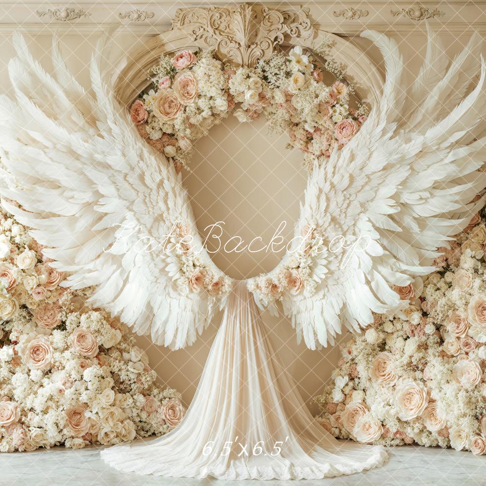 Kate Dreamy Angel Floral Wedding Backdrop Designed by Emetselch -UK